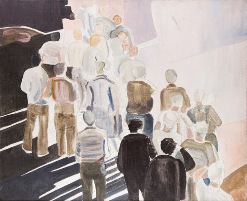 Tłum - przejście, 1983, Andrzej Wadas