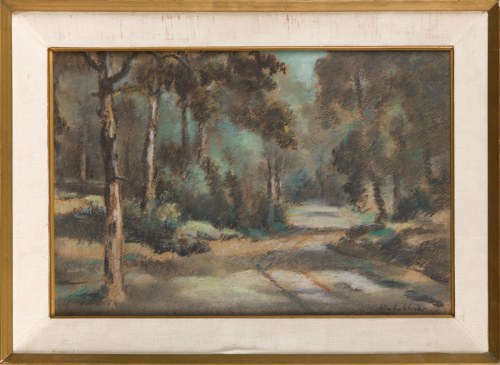 Las, ok. 1950, Wacław Żaboklicki