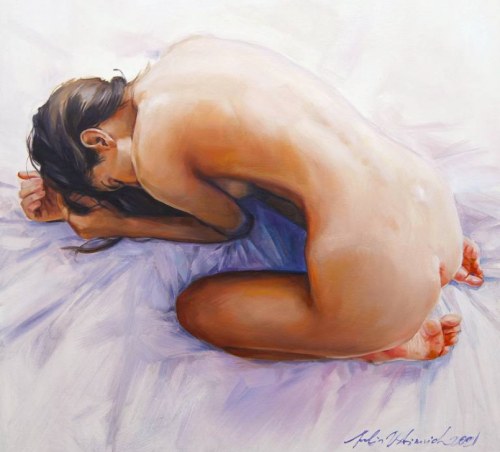 In the bed, Julia Ustinovich