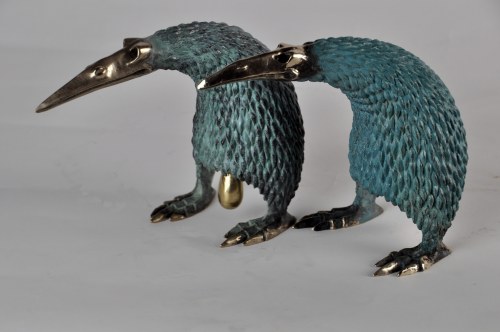 "Dwa garbate kiwi", 2022, Józef Polewka