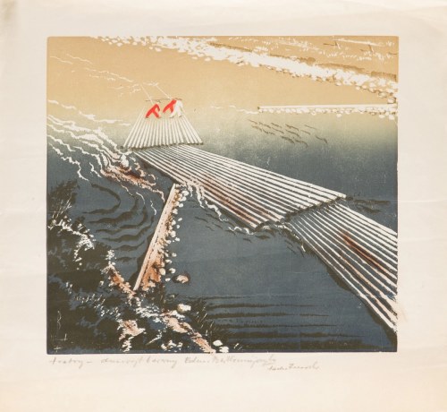 Tratwy, ok. 1931, Edmund Bartłomiejczyk