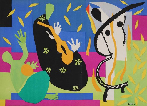 Król - praca dwustronna, Henri Matisse