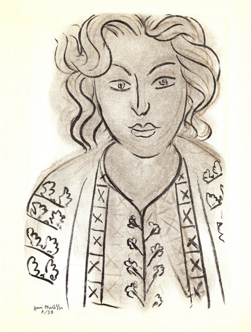 Portret - praca dwustronna, Henri Matisse