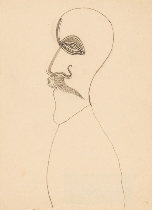 "Wąsacz z profilu", Edmund Monsiel
