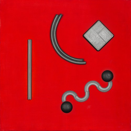 "Relief czerwony III", Mikołaj Kochanowski