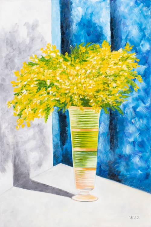 Bouquet of mimosas, 2022, Iryna Baranova
