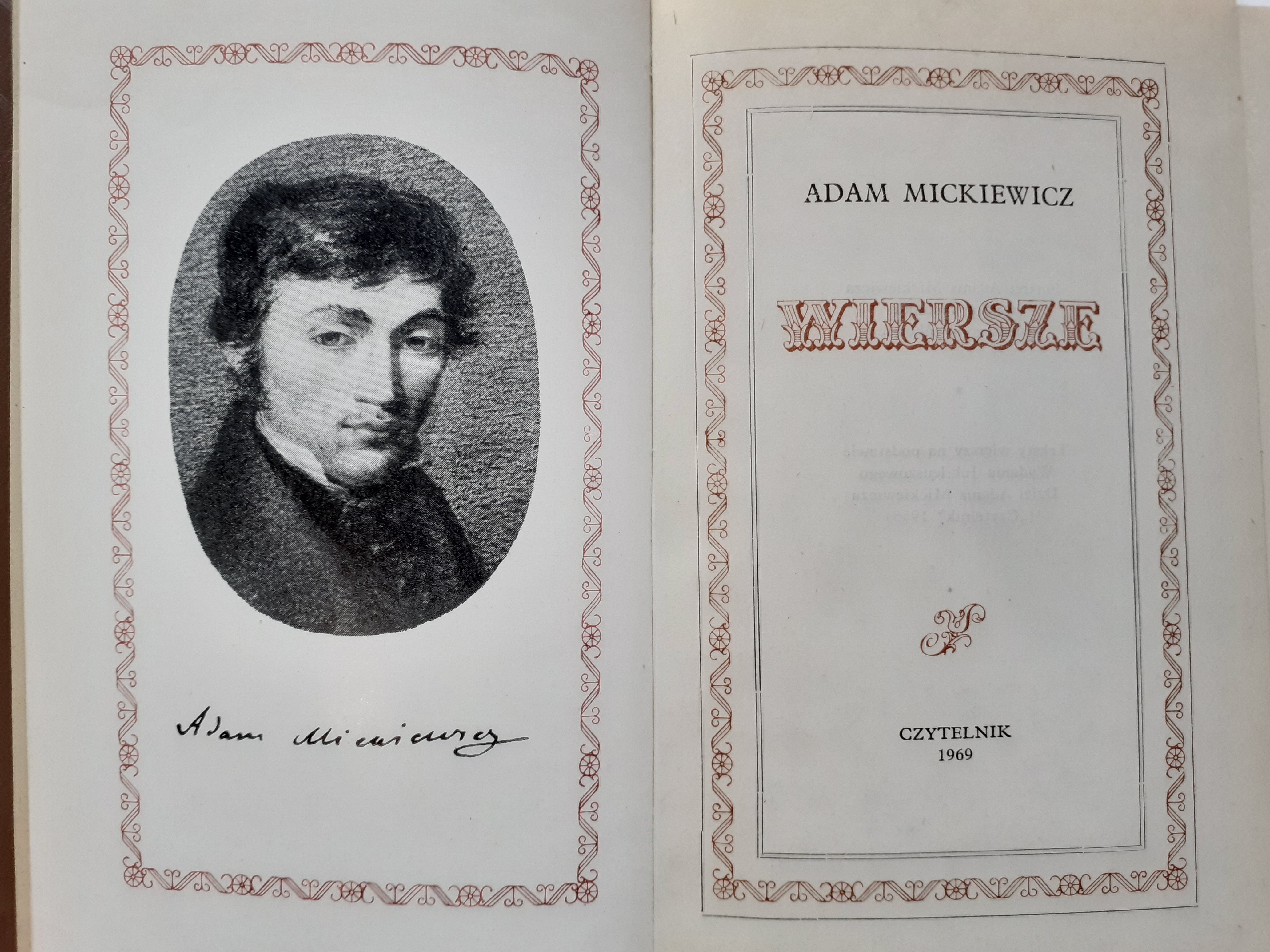 Adam Mickiewicz Wiersze Do Recytacji MICKIEWICZ Adam - WIERSZE bibliofilska oprawa skóra - Aukcja