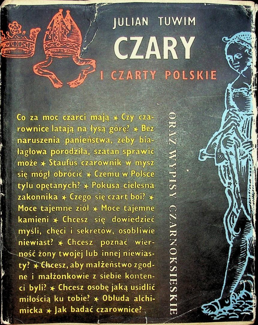 TUWIM Julian - Czary I Czarty Polskie Oraz Wypisy Czarnoksięskie ...