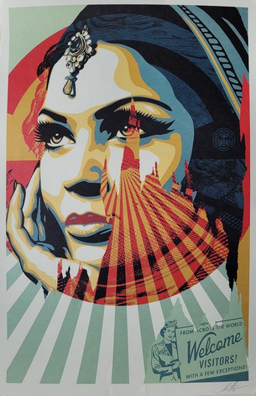 Welcome visitors, Shepard Fairey