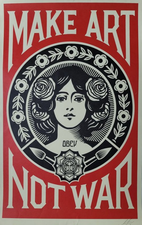 Make Art Not War, 2020 r., Shepard Fairey