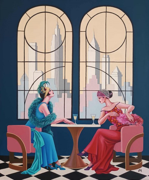 Cafe Manhattan, 2022, Anna Konikowska
