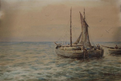 Łodzie na morzu, Władysław Grudziński
