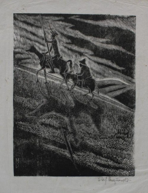 Ilustracje do „Przedziwny Hidalgo Don Kichote z Manczy” Cervantesa, Stefan Mrożewski