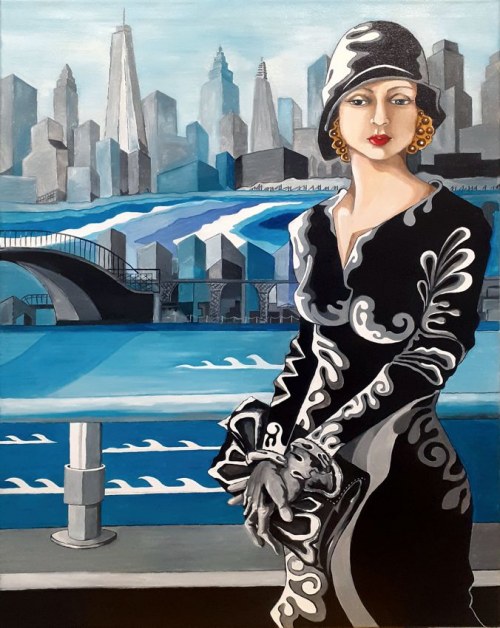 Lonely In Manhattan, 2022 r., Ewa Wiśniewska