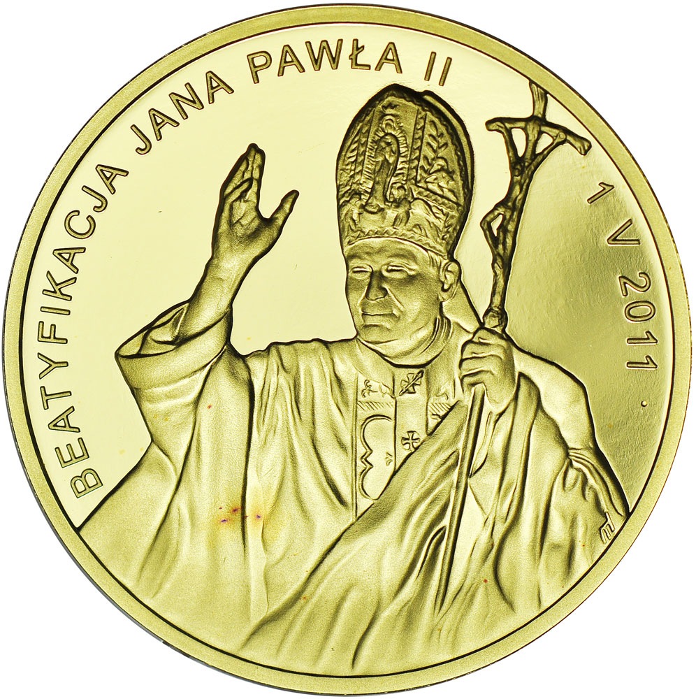 Beatyfikacja Jana Pawła Ii Data 1000 złotych 2011, Jan Paweł II Beatyfikacja - Aukcja internetowa