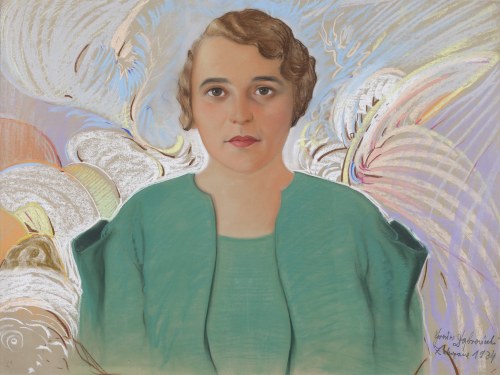 Portret kobiety, Zakopane, 1934, Jarosław Dąbrowiecki