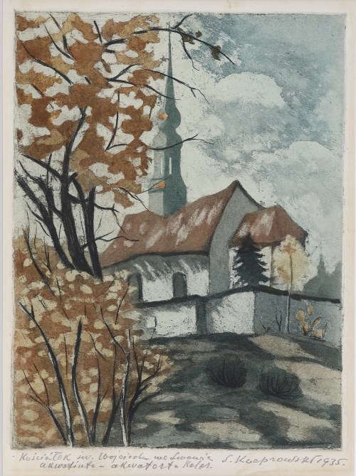 „Kościółek św. Wojciecha we Lwowie”, 1935, Stefan Kacprowski