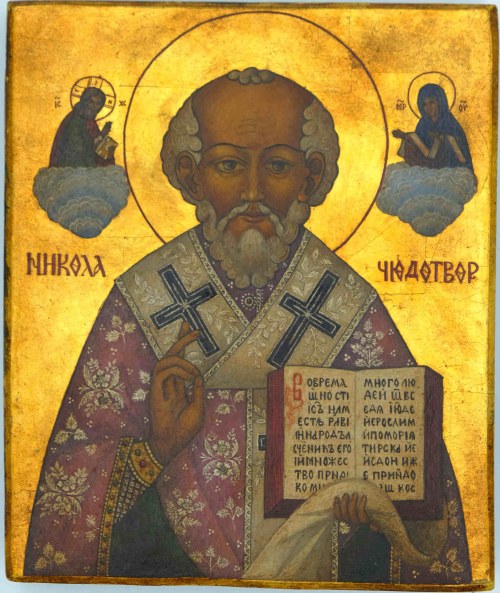 Ikona - Św. Mikołaj, 1989, Marek Jabłoński