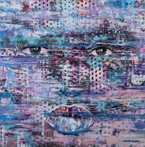 Eyes z cyklu: Lost Future, 2021-2022, Anna Kostenko