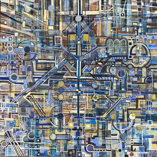 cykl "Światy wielowymiarowe", 2015-3, Barbara Frankiewicz