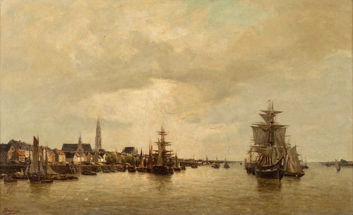Pejzaż z Antwerpii, Arthur Bouvier