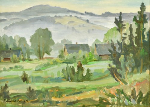 Pejzaż podgórski, 1975, Michał Kwaśny