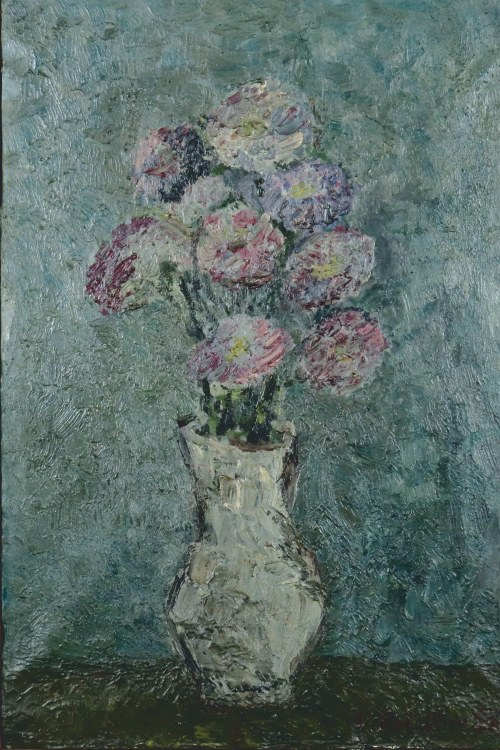 Kwiaty w wazonie, 1958, Krystyna Pelletier