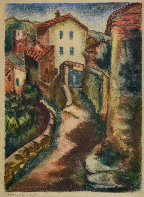 Cagnes sur Mer, 1930, Henryk Lewensztadt