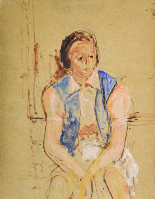 Szkic kobiety siedzącej, Isaac Dobrinsky