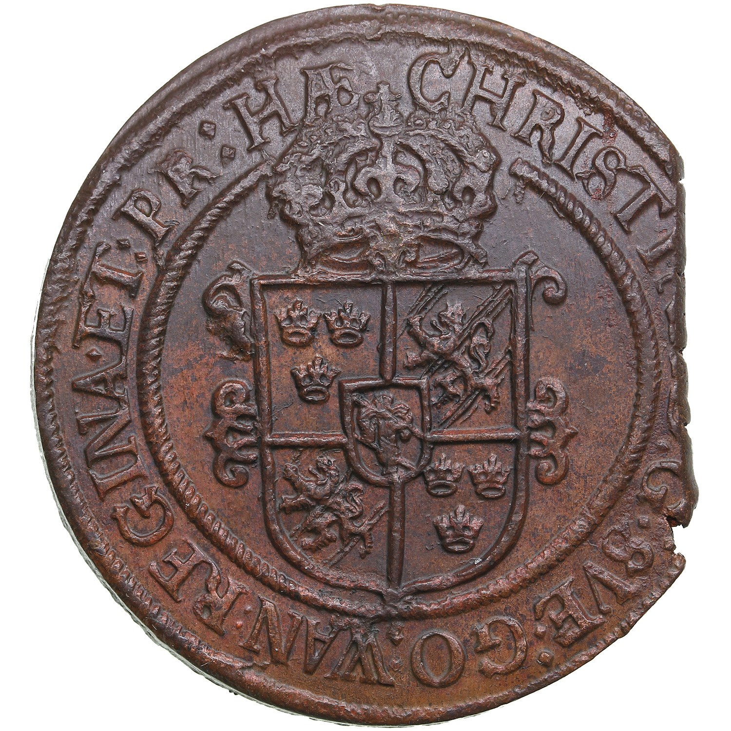 Sweden 1 öre 1645 - Kristina (1632-1654) - Aukcja internetowa / Licytacja  online - Cena - OneBid