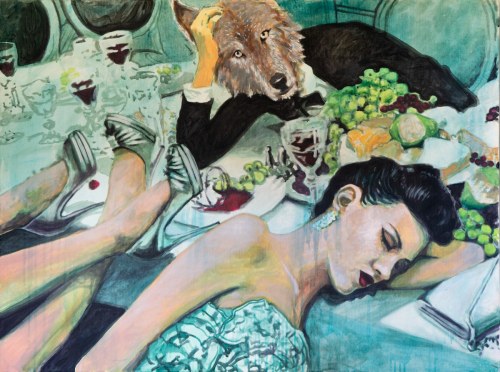 Głodny wilk, z cyklu: "Odwrócona prawda", 2015, Radosław Kobus