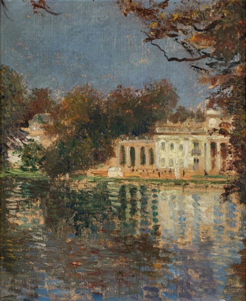 Łazienki. Pałac na wodzie, Henryk Dietrich
