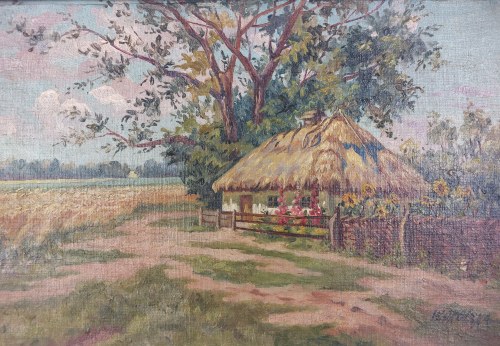 Pejzaż wiejski, W. Okolska