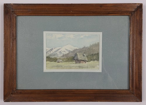 Pejzaż górski, 1992 r., Roman Filipowicz
