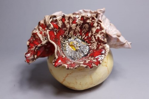 Bukiet ceramiczny - Maki, Sylwia Rynkiewicz