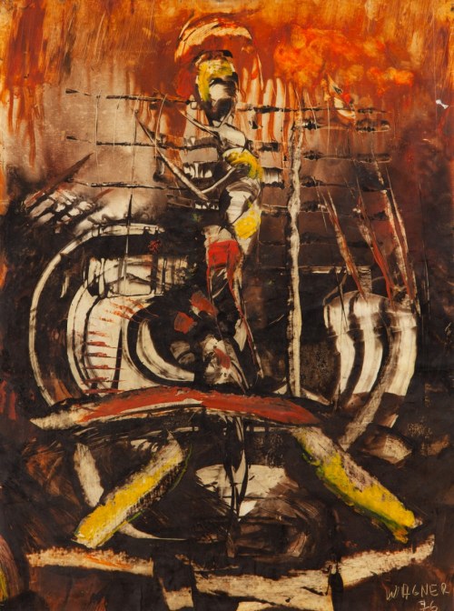 Kompozycja abstrakcyjna, 1976, Jan Aleksander Soćko