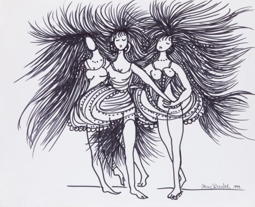 Trzy Gracje, 1999, Janina Berdak