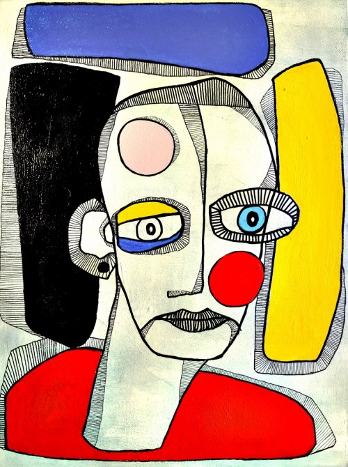 Seba widzi Mondriana, 2021 r., Ewelina Lochman