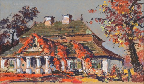 "Polski dworek jesienią", Wiktor Zin