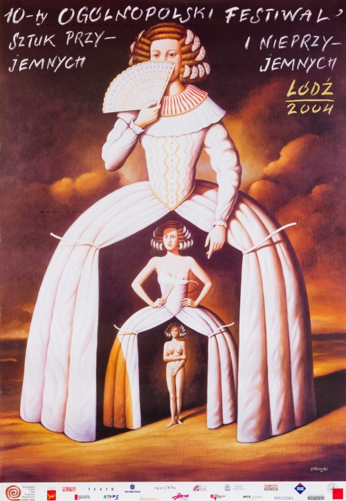 Łódź 2005 - proj. Rafał OLBIŃSKI (ur. 1943), XI Ogólnopolski Festiwal Sztuk Przyjemnych i Nieprzyjemnych