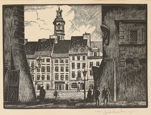Stare Miasto w Warszawie, 1934 r., Tadeusz Cieślewski Syn