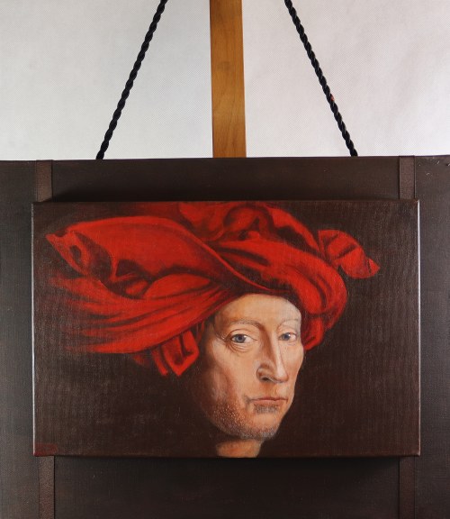 "Czerwony Turban", 2019, Urszula Religa-Parfianowicz