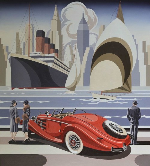 Czerwony mercedes, 2019, Tomasz Kostecki
