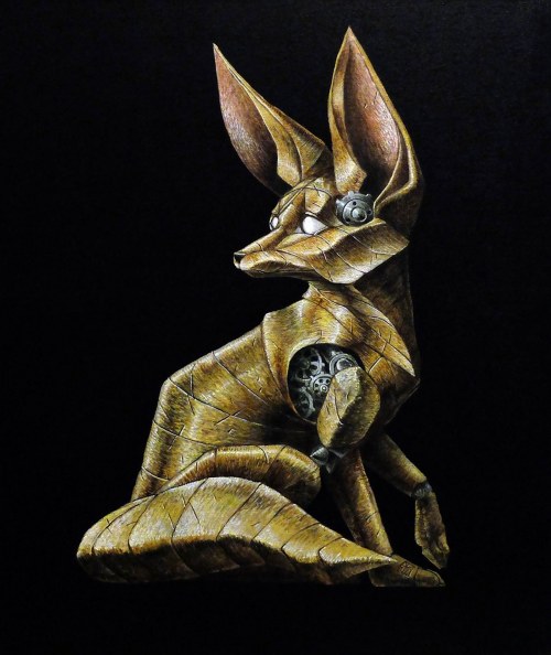 Fenek, lis pustynny, 2022, Emil Goś