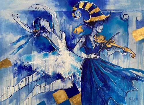 Misteriosos bailes de la musica II, 2021, Eugeniusz Ochonko