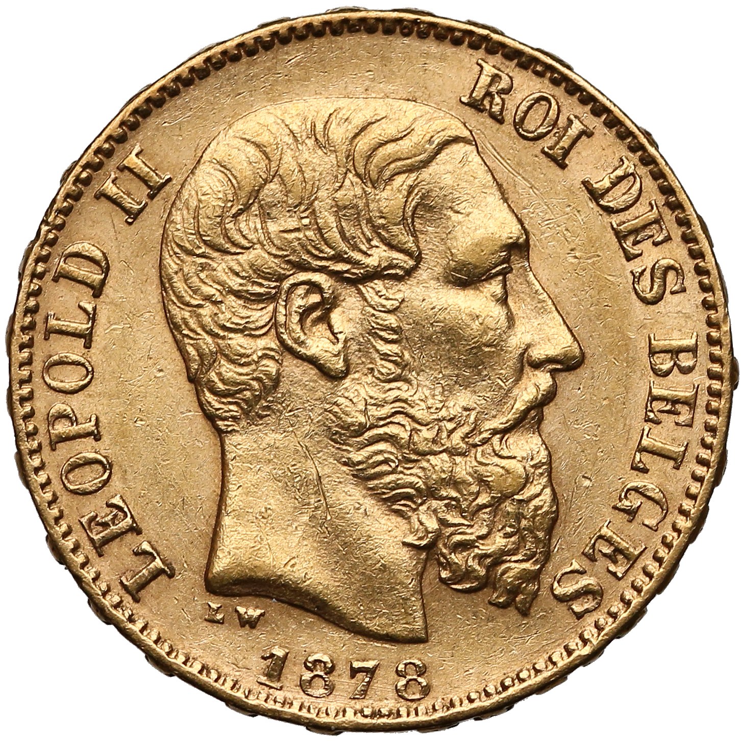 Alcest Kolega Mikołaja Dostał 20 Franków Belgia, Leopold II Koburg, 20 franków 1878