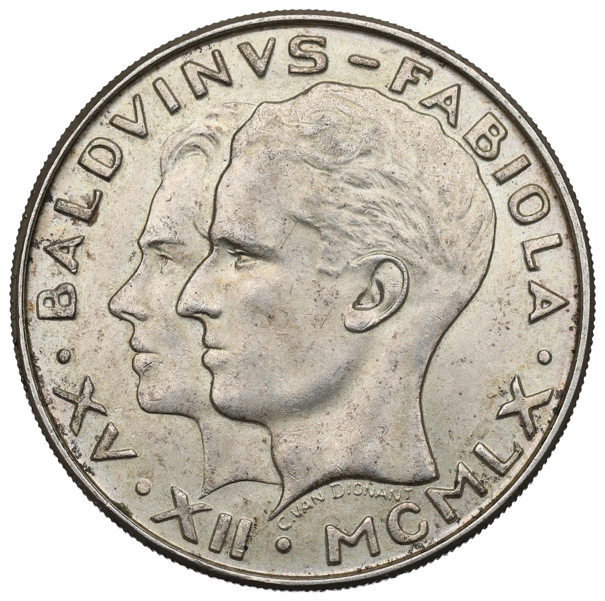 Франк 1960. Монета Бельгии 50 франков. 20 Франков 1960. Медаль Balduinus Fabiola. BODUEN vs 1927 купить.