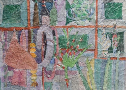 Martwa natura z dziką kaczką, 1961, Juliusz Studnicki