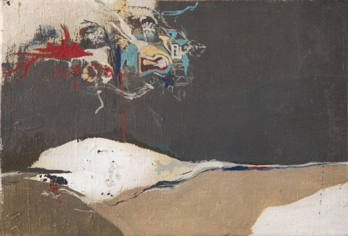 Kompozycja abstrakcyjna, 1969, Ewa Wieczorek