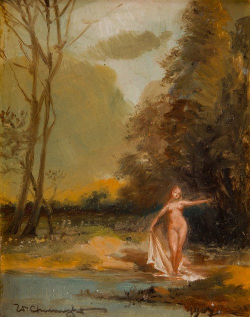 Nimfa w kąpieli, 1907, Wacław Chodkowski